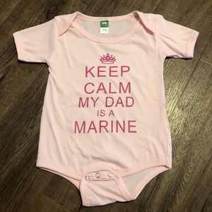 Keep Calm My Dad is a Marine